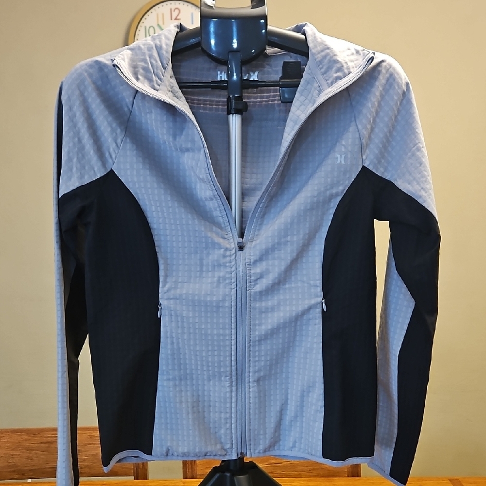 Women's Hurley Gray and Black Jacket